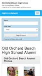 Mobile Screenshot of oldorchardbeachhighschool.com