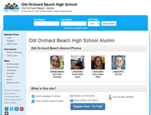 Tablet Screenshot of oldorchardbeachhighschool.com